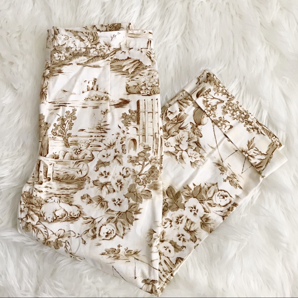 Bill Blass Printed Pants Size 6